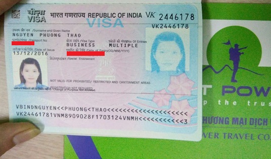 Chúc mừng visa công tác Ấn Độ